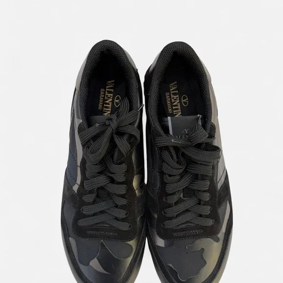 Valentino Garavani Rockrunner ‘Camouflage Noir Metallic’ Size 41